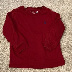 Ralph Lauren Kids' Red Long Sleeve Tee